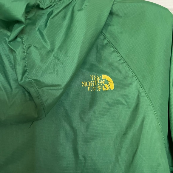 The North Face Green Windbreaker with Yellow Zippers - Picture 6 of 6